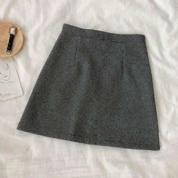 Серая мини-юбка