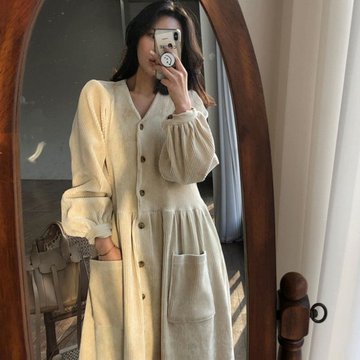 Вельветовое винтажное платье